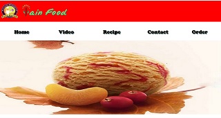 javascript css project on online restaurant