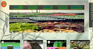 javascript css project on online nursery